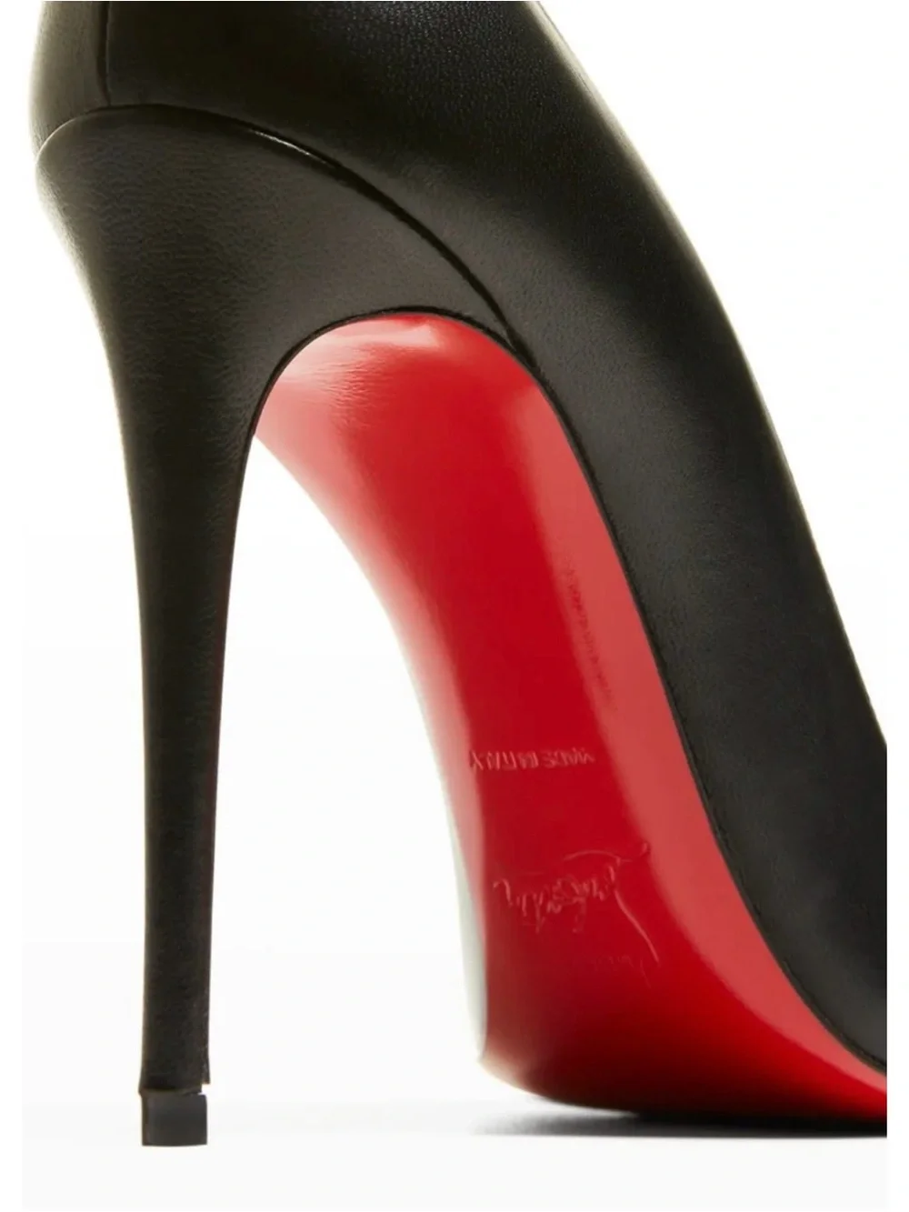 Christian Louboutin Kate Pointed Toe Nappa Leather Heels 37